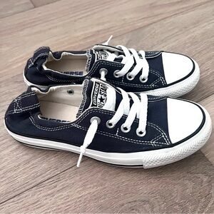 Converse Chuck Taylor All Star Shoreline Slip on Shoes Women's Sz 6 Navy Canvas